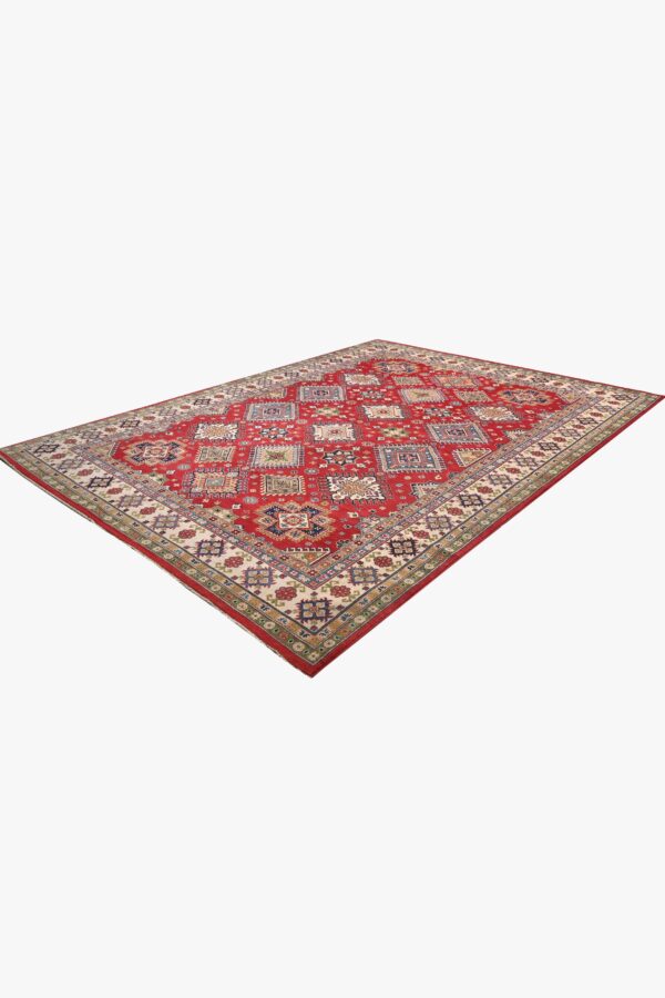 Village Kazak 351cm x 251cm / 11ft 6in x 8ft 3in - Image 7