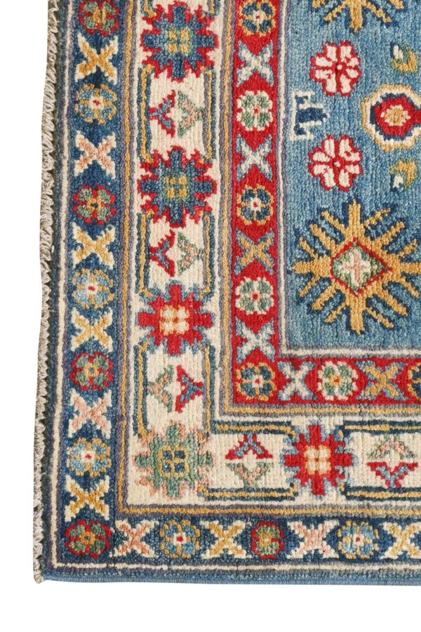 Village Kazak Runner 385cm x 80cm / 12ft 8in x 2ft 8in - Image 2