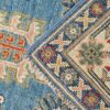 Village Kazak Runner 385cm x 80cm / 12ft 8in x 2ft 8in - Image 6