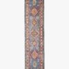 Village Kazak Runner 385cm x 80cm / 12ft 8in x 2ft 8in