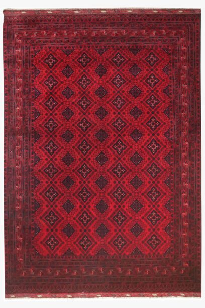 Afghan Fine Belgic Mauri Rug 291cm x 200cm /  9ft 6in x 6ft 7in