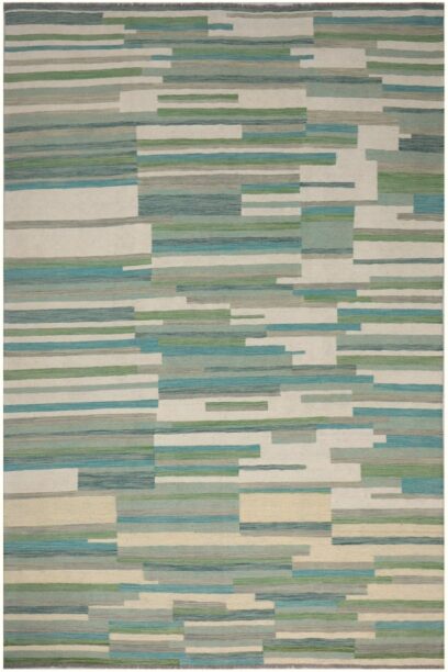 Maimana Modern Kilim 290cm x 197cm / 9ft 6in x 6ft 6in