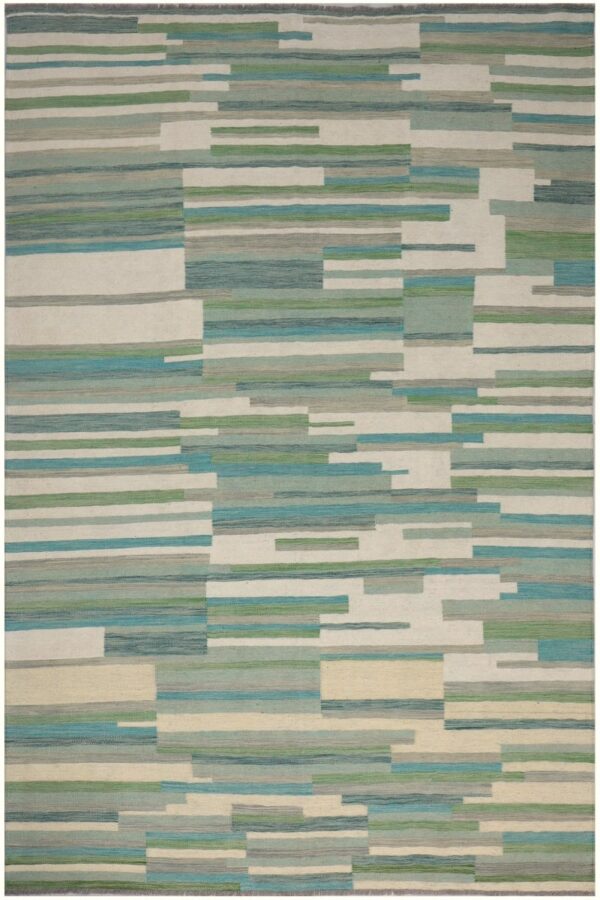 Maimana Modern Kilim 290cm x 197cm / 9ft 6in x 6ft 6in