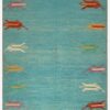 Maimana Modern Kilim 295cm x 200cm / 9ft 8in x 6ft 7in