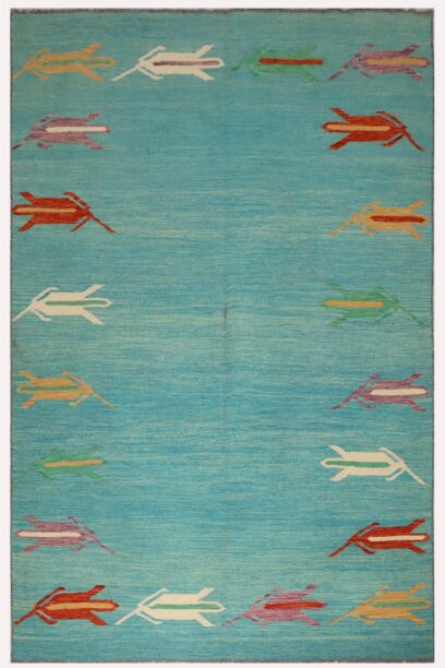 Maimana Modern Kilim 295cm x 200cm / 9ft 8in x 6ft 7in