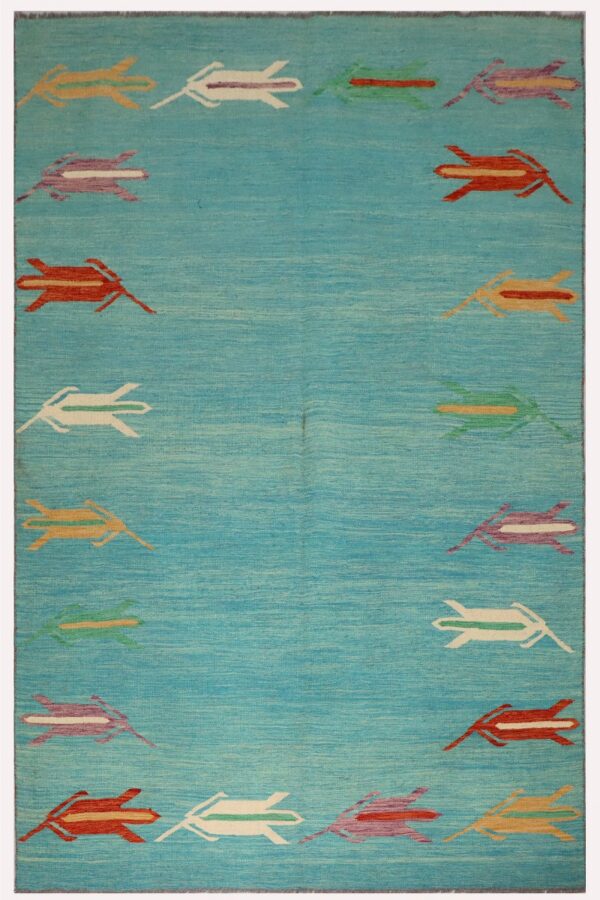 Maimana Modern Kilim 295cm x 200cm / 9ft 8in x 6ft 7in