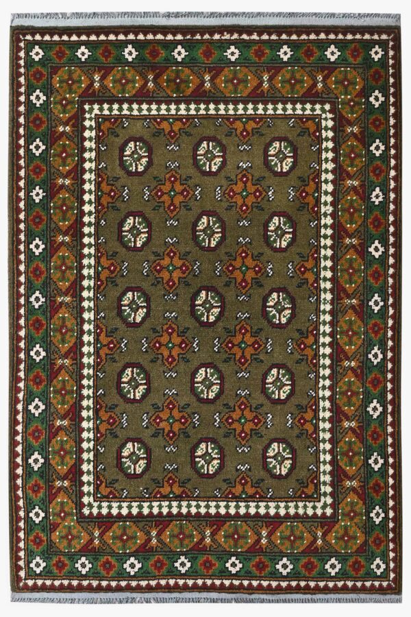 Afghan Aqchae Handknotted Rug 148cm x 100cm / 4ft 10in x 3ft 3in