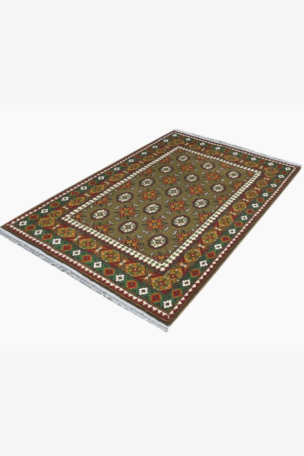 Afghan Aqchae Handknotted Rug 148cm x 100cm / 4ft 10in x 3ft 3in - Image 7